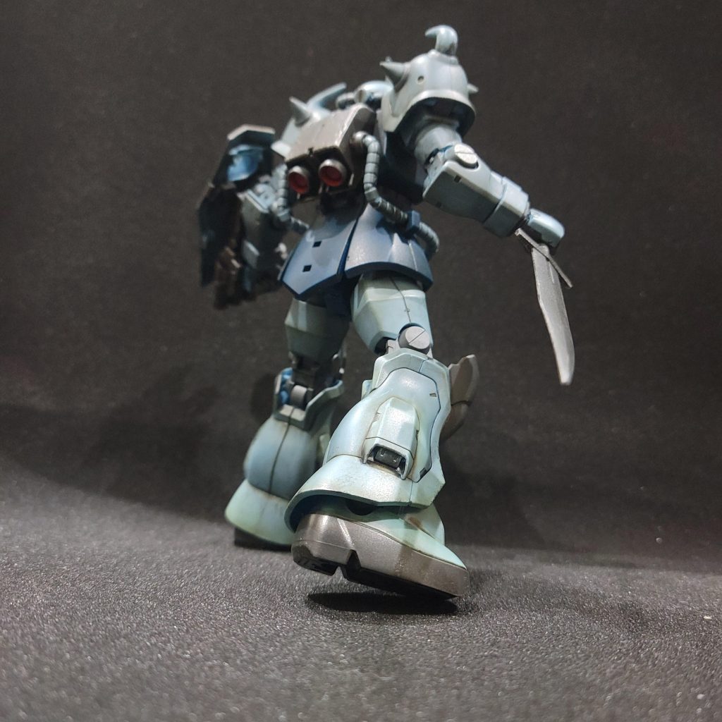 バックショットもっと錆や雨垂れの雰囲気出したかったけど徐々にそこは習得していきます