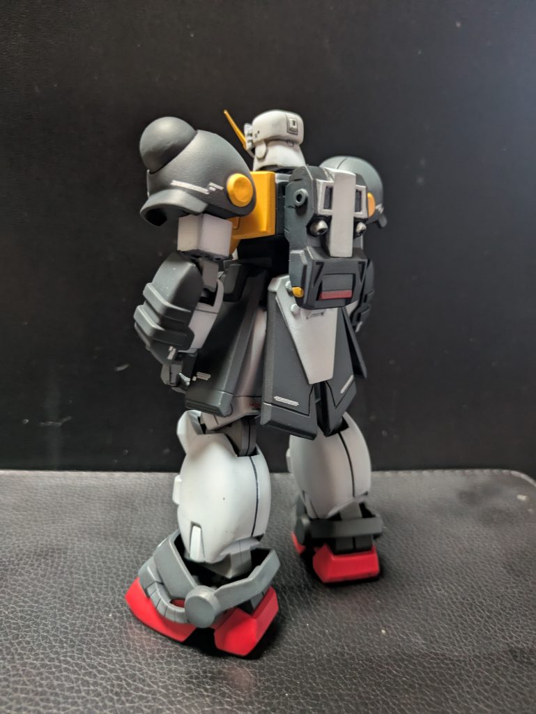 元祖マッチョガンダム、背中で語るタイプのモビルファイターを念頭に製作しました。