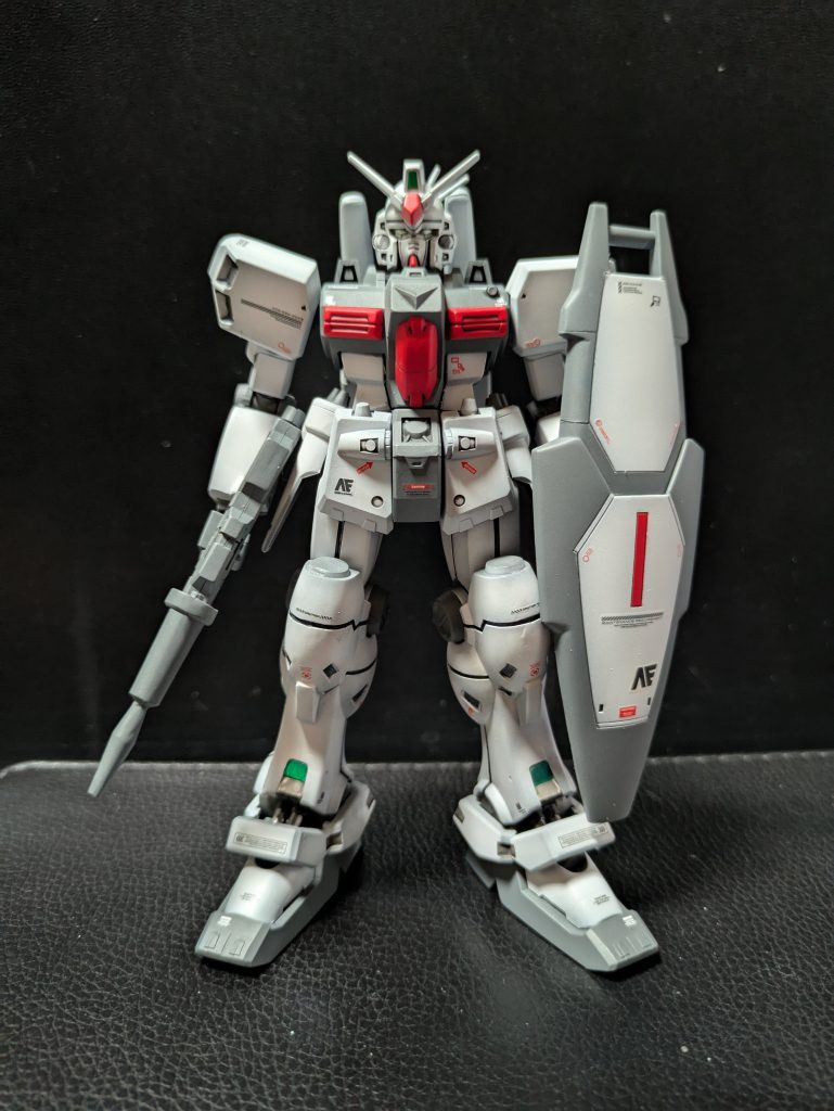 HGUCとRGのGP01の出来がとても良いので影に隠れていますが、旧キットのステイメンはなかなか秀逸だと思います。