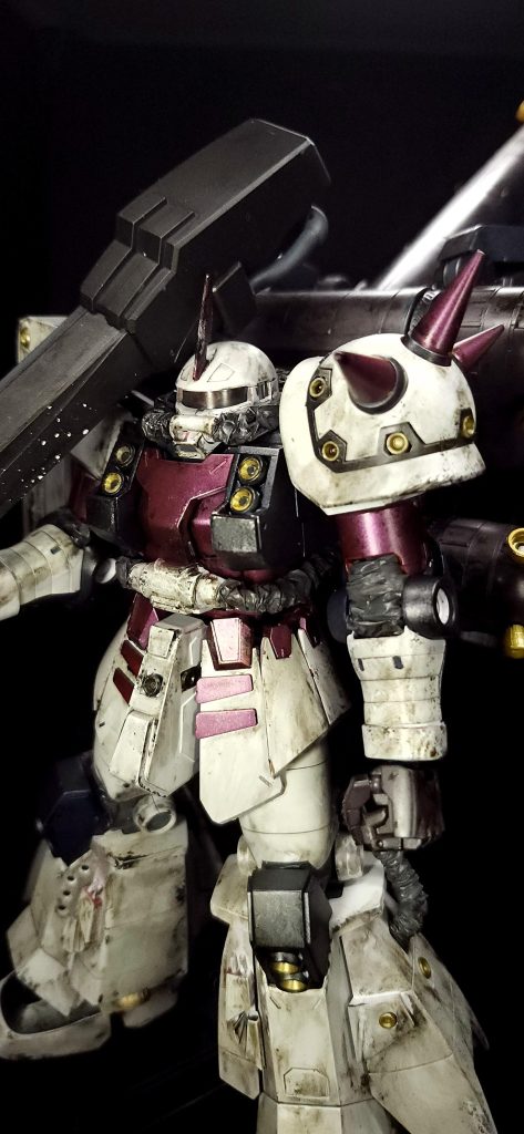 MG サイコザクver.Ka　シンプル全塗装–4枚目/制作者：塗装狂主任