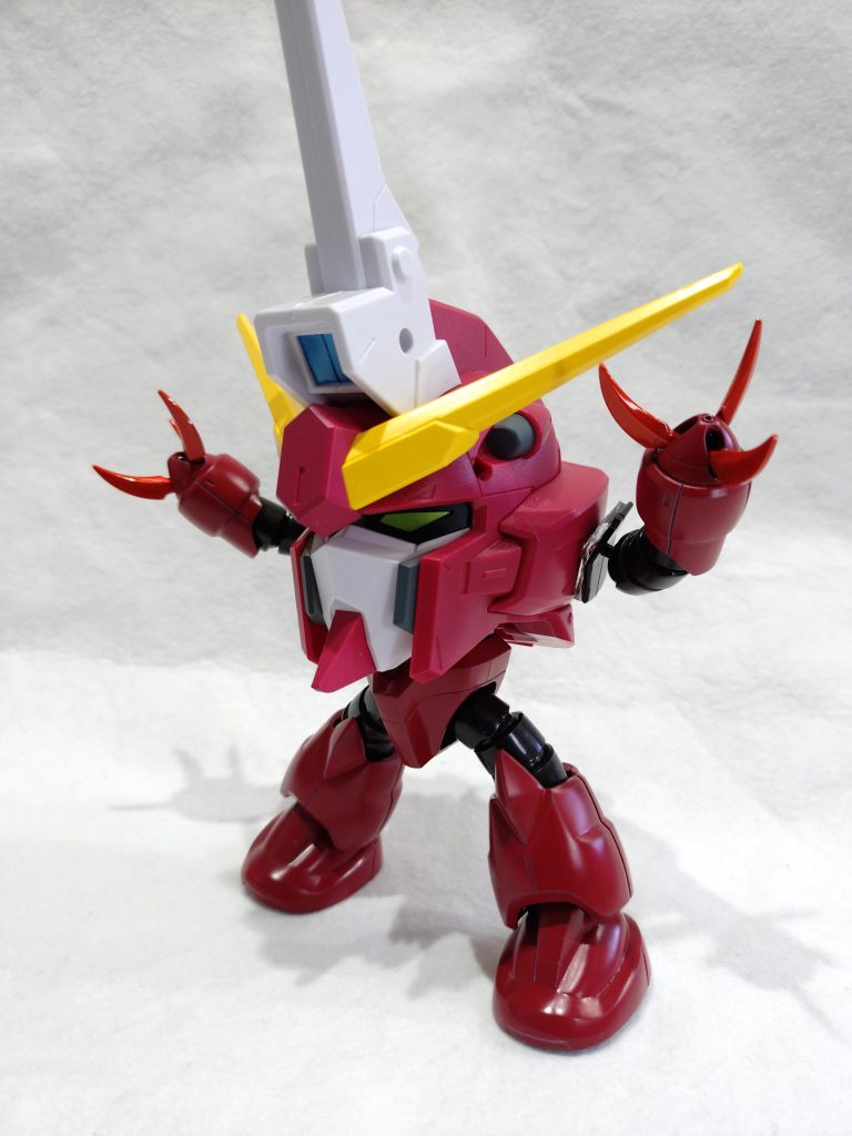 雑に量産型ズゴックの手足を塗装した割りにはボディ（ヘッド？）部分とも余り違和感なく一体化。相性バッチリですね。