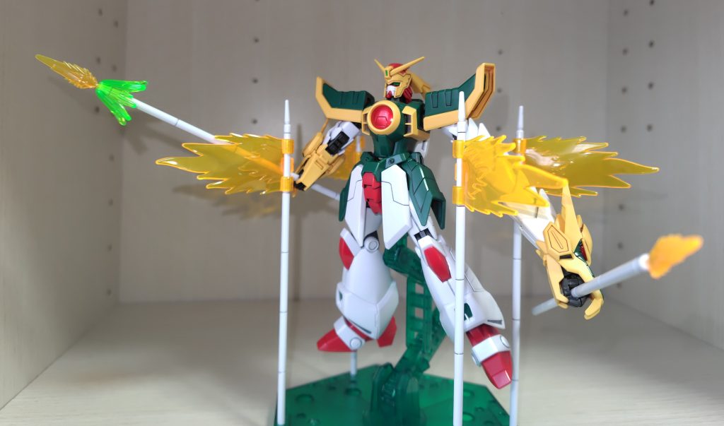 ドラゴンガンダム　素組、ちょい塗り–2枚目/制作者：いっしー