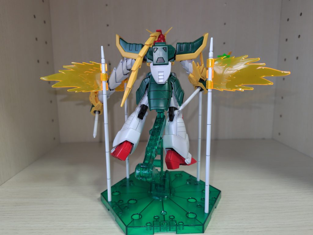 ドラゴンガンダム　素組、ちょい塗り–2枚目/制作者：いっしー