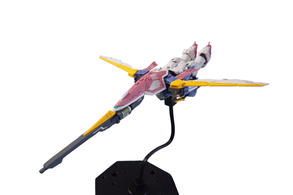 バード形態。なかなかかっこいいですね！シールドのディテールアップも悪くないのではないかなと自己満足。 