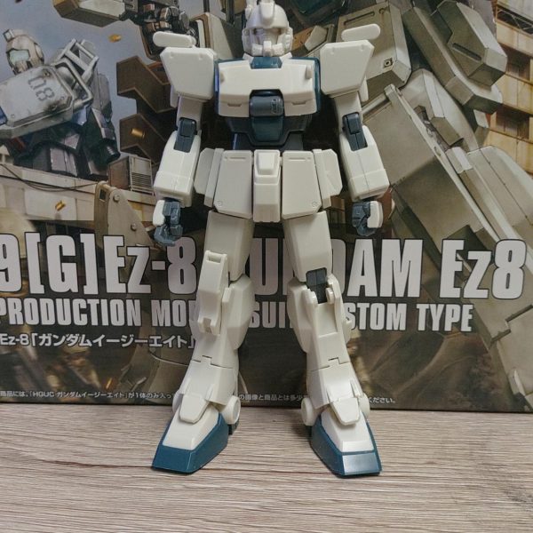 首をポリキャップからユニコーンデストロイモードの首を加工して移植。延長して顎を引けるように。胴体を2mm延長太腿で2mm、スネで2mm延長現状はこんな感じです。（2枚目）