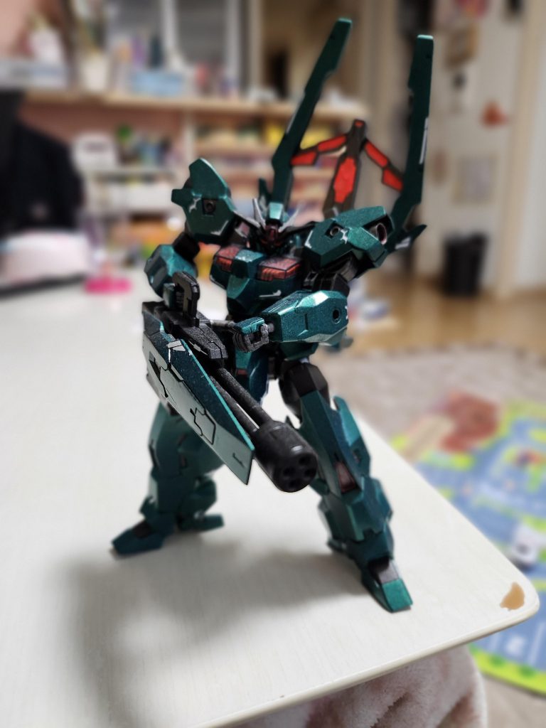 初めてのサフに初めて筆塗り全塗装、水転写デカール、トップコート