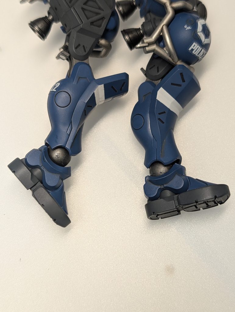 加工により、多少足首が柔軟になり接地が増しました。