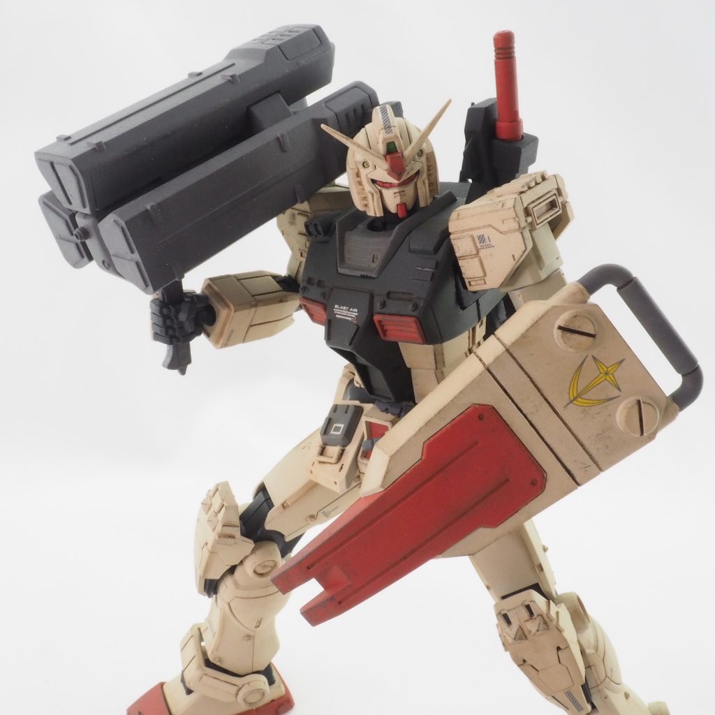 秘匿運用された設定なので、余計な痕跡を残さないよう専用武装は用いず、他の大隊所属機と同じ標準装備としました。