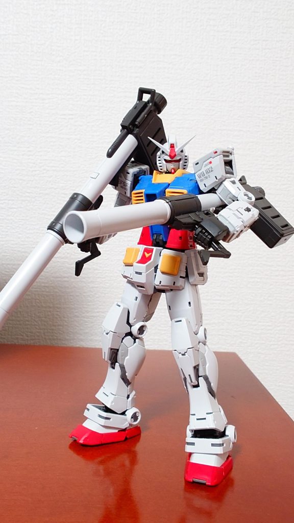 ダブルバズーカ!!↓本体はこちらhttps://gumpla.jp/rg/2254055それぞれハンマーとジャベリンもぱち組みしました。