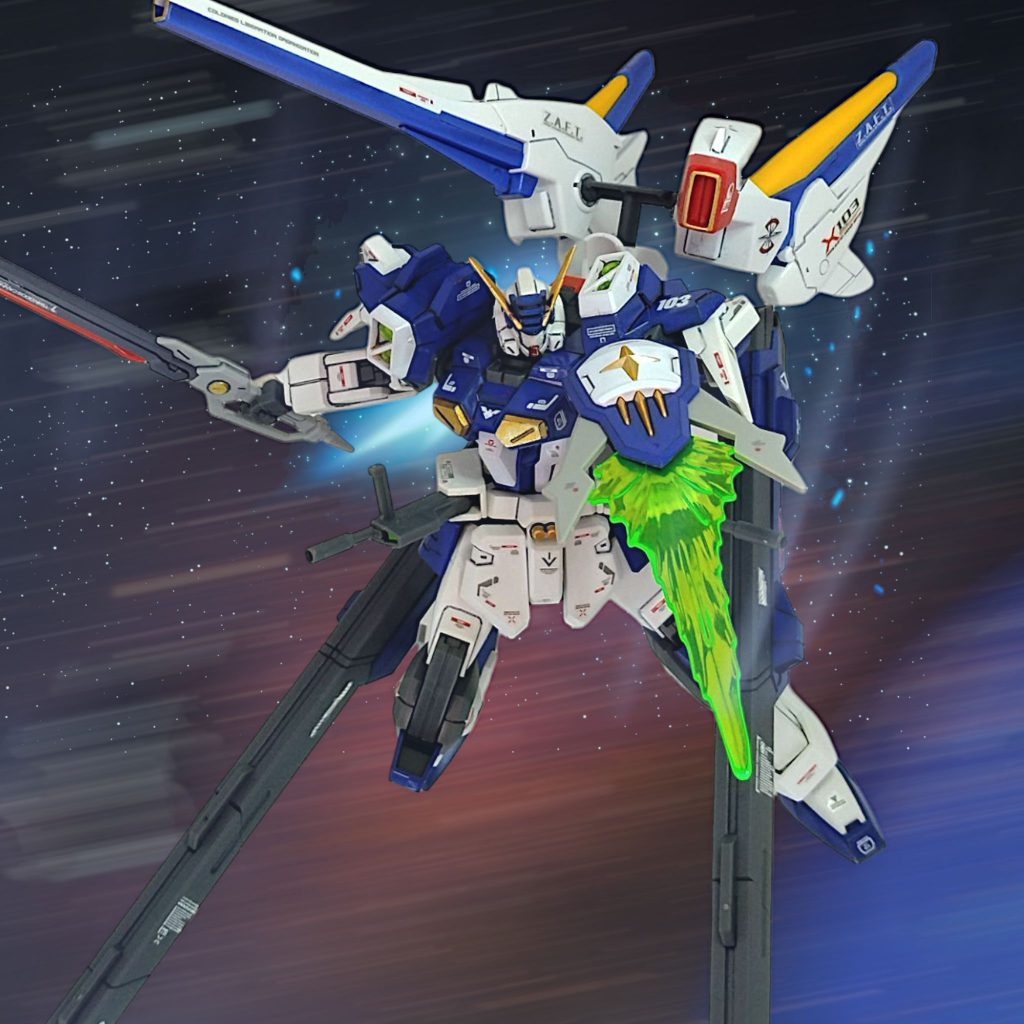 バスターシールドこの前のHGデスサイズ再販をGETできたのでさっそく採用もう少し再販が早ければWコン用のデスサイズを作りたかった・・・