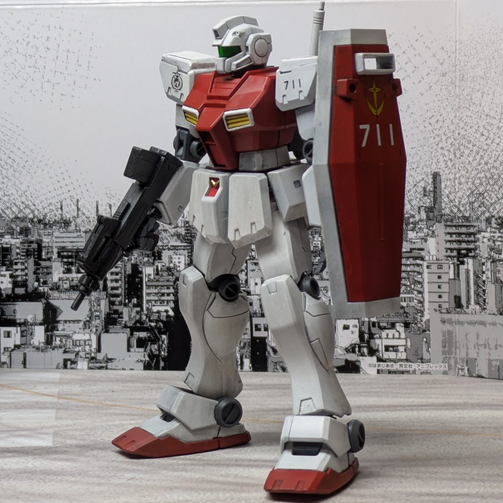 量産機になれなかったE型であったが、性能それ自体はジャブローも認めており、反攻作戦が始まると量産機のA/B型と共に各作戦に従事。一部機体はさらなる改造が行われ、後に