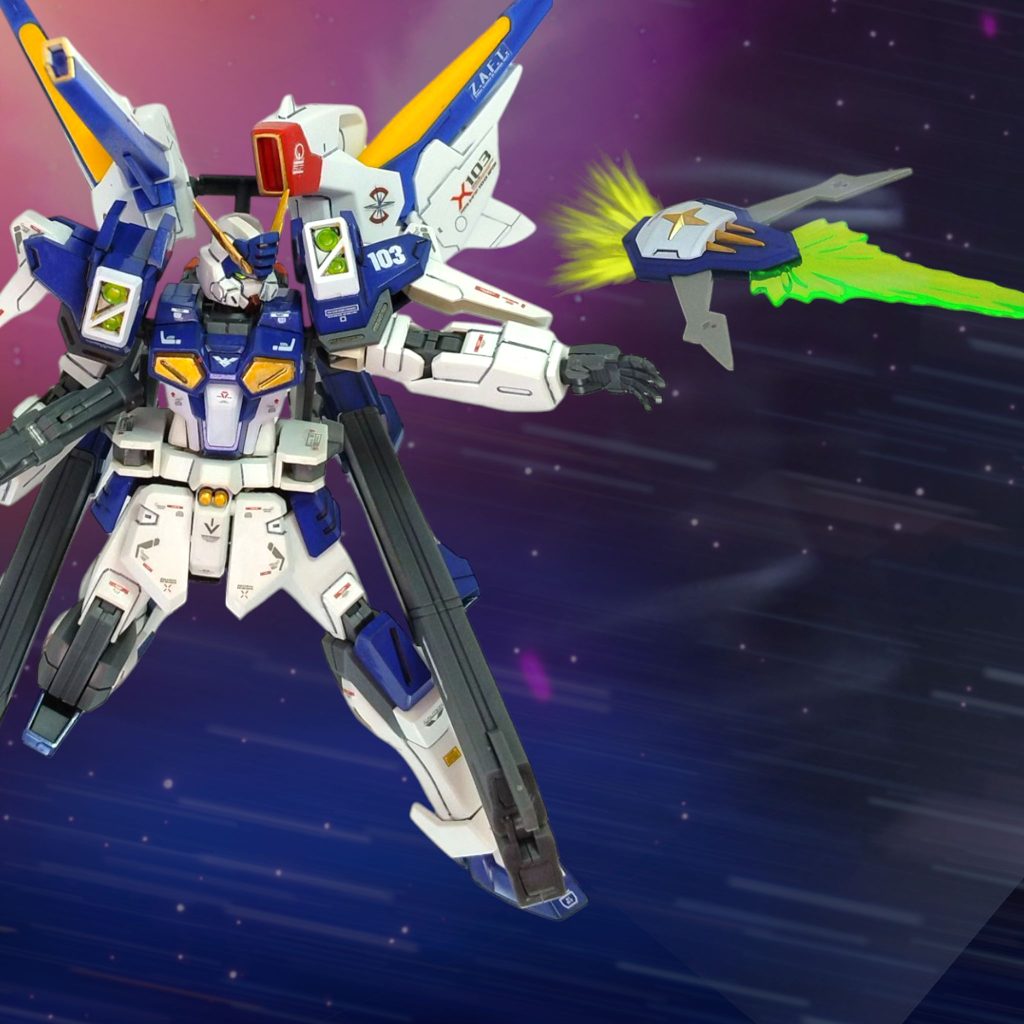 FREEDOMの時代にはファンネルみたいなシールドが実用化されているので、バスターシールドも違和感ありませんね