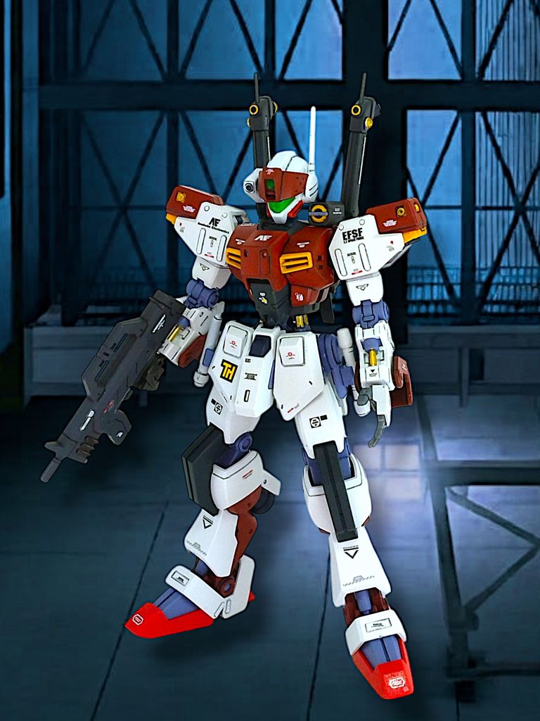 今回はプレバンのDガンダムがベースになっていますこのスタイルは絶対ジムへッドが似合うと思いつつ、2次予約分の到着を待っていました!