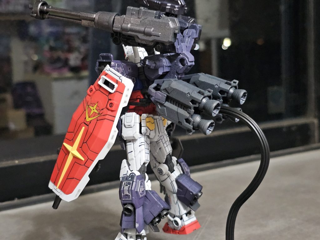 EG RX78F00 Eガンダム +グラスフェザーモドキ フルアーマーぽい塗装–4枚目/制作者:さちお@sachi2024