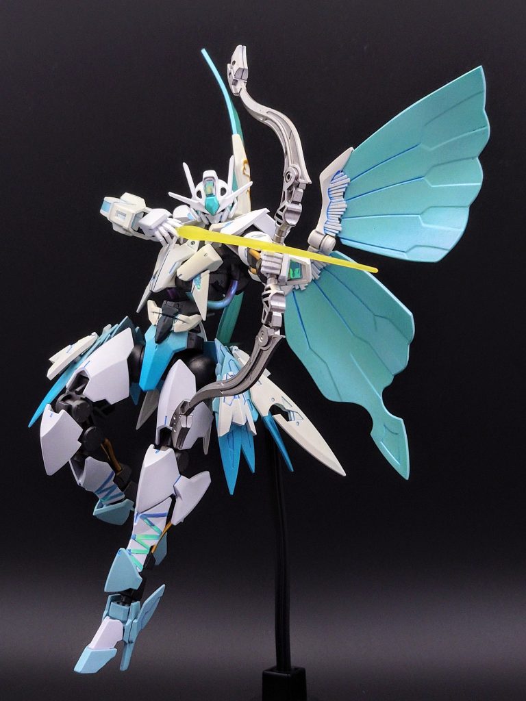 武装は妖精のイメージから弓にしました。