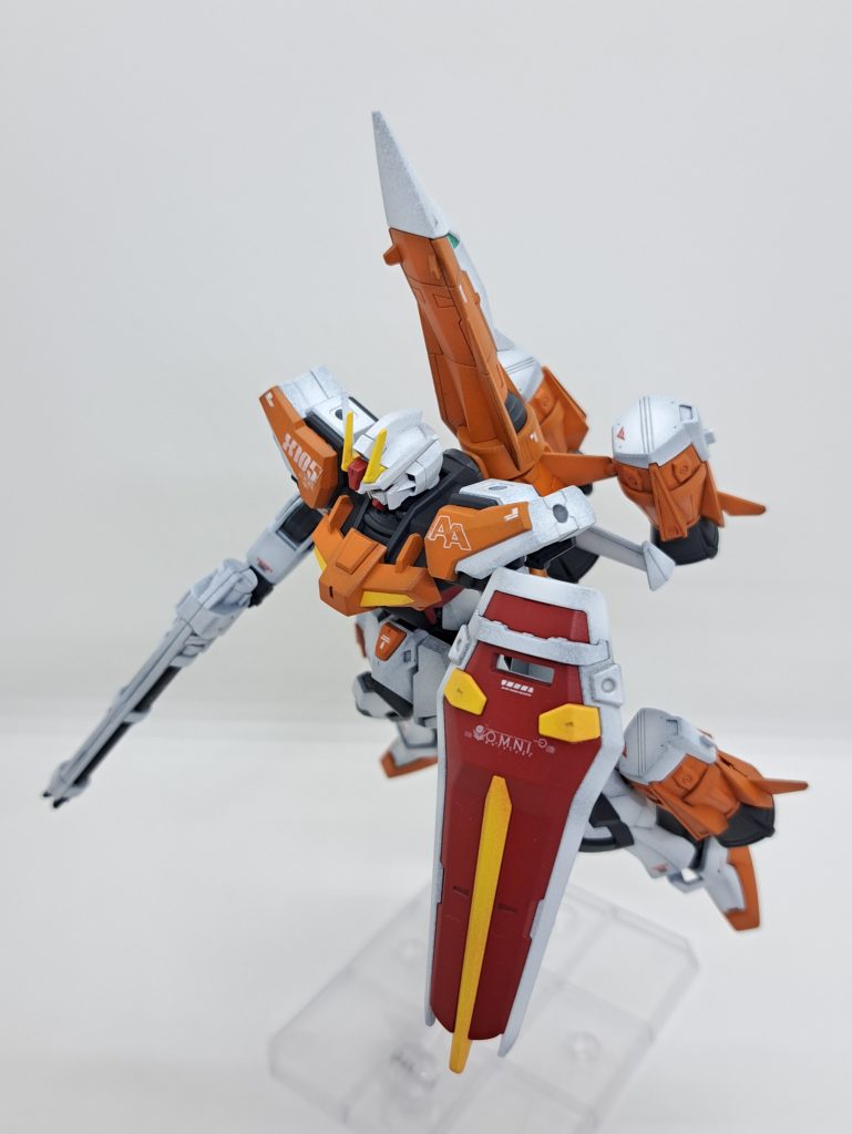 ストライカーはこんなつけ方もできました高速移動形態な感じで