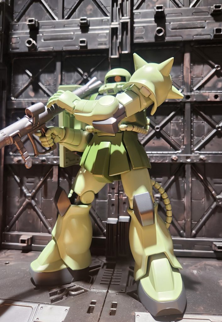 先日作った時のザクIIです。https://gumpla.jp/hg/2336666