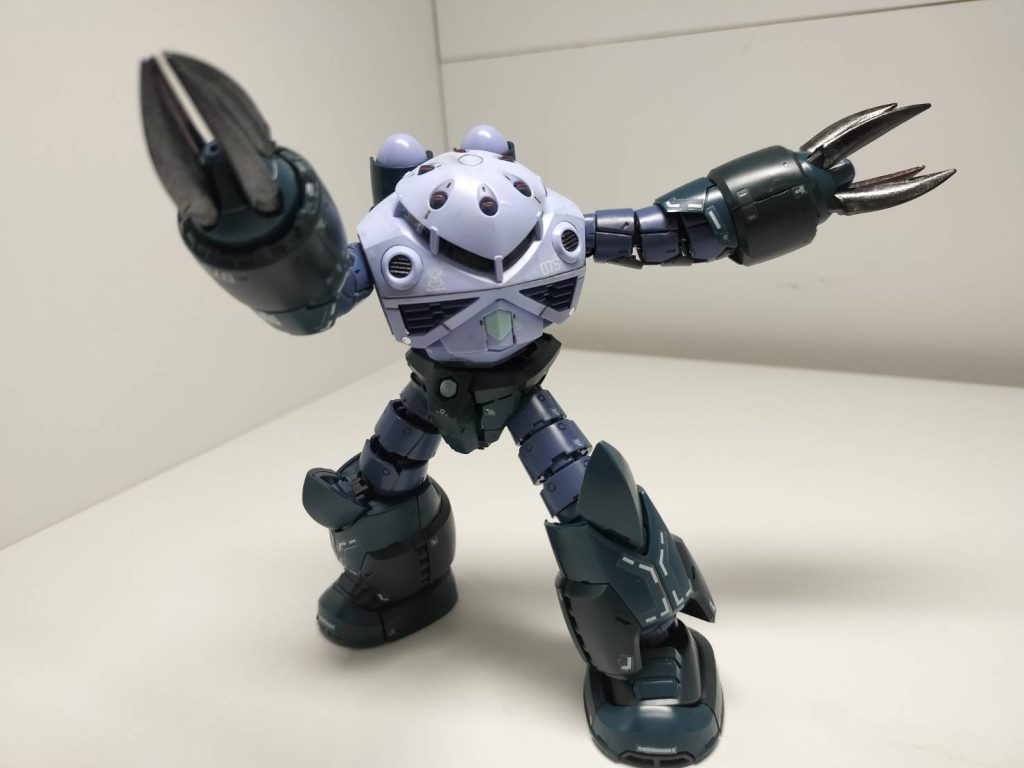 ドム↓リゲルグ↓ズゴック↓とジオン続きでしたが、どれもいい機体でした。設計した人凄いですね。 次はやっと入手できたHGのデスサイズ作ります。