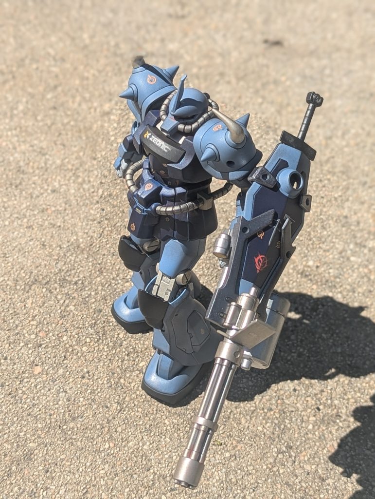 わかりにくいですがウェザリングマスターでちょっとウェザリングに挑戦してみました