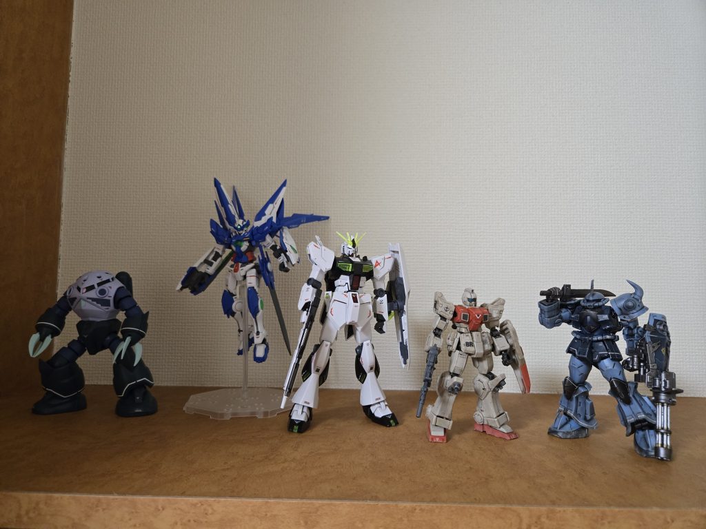 これで5体目✨4月当初からの完成品がこんな感じです。これ以降はまたチマチマした投稿になると思います(((^_^;)