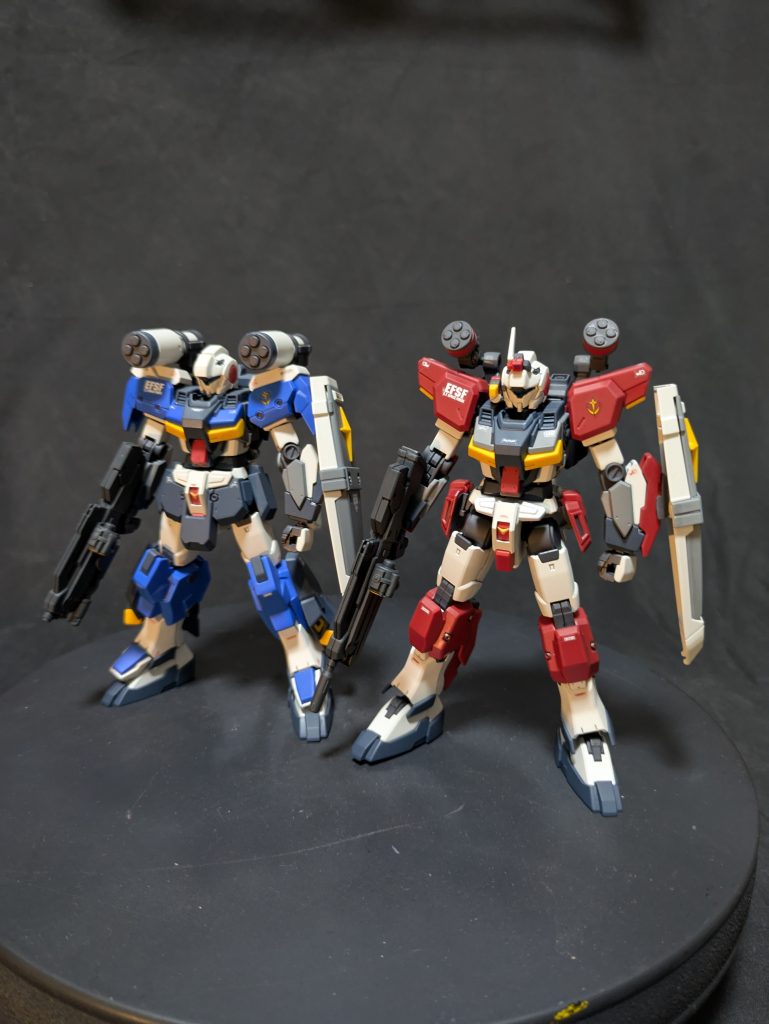 HGジーラインスタンダードアーマーとツーショット