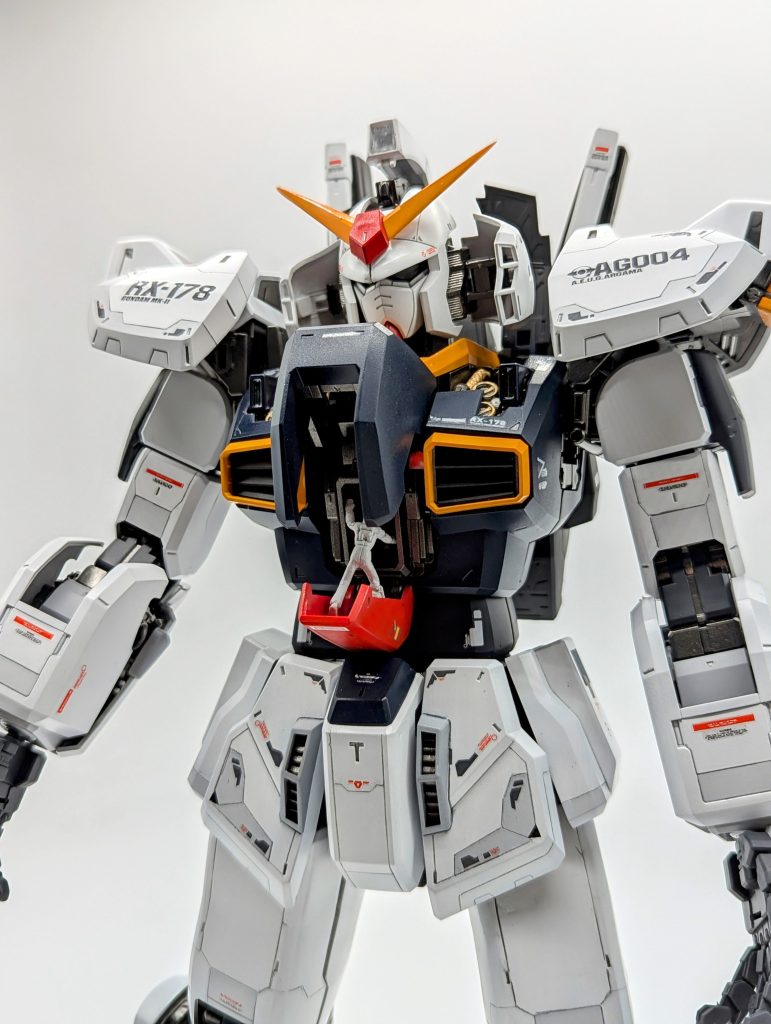 PGガンダムMark2改修塗装完成品–2枚目/制作者：kenshira0123