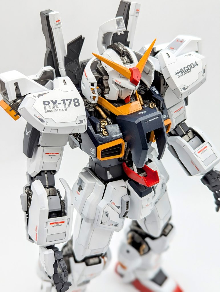 PGガンダムMark2改修塗装完成品–4枚目/制作者：kenshira0123
