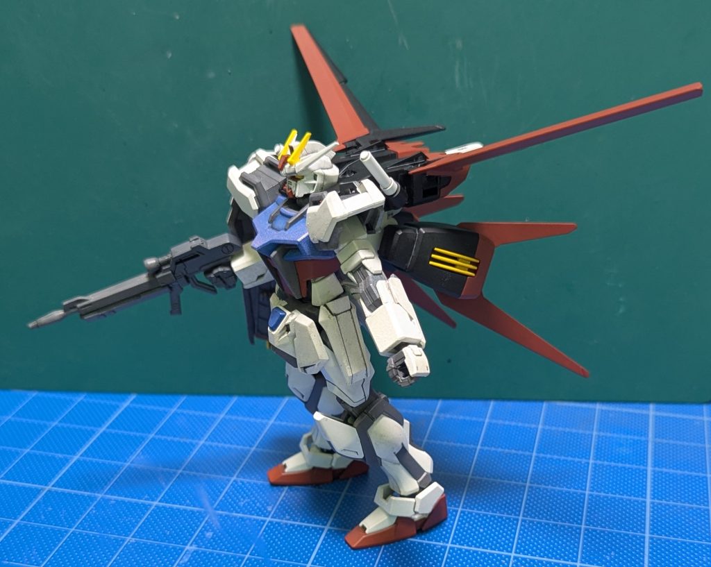 足首の稼働で良い感じのバランスで立てる。広すぎる可動域と思っていたがこのためだったんだと納得