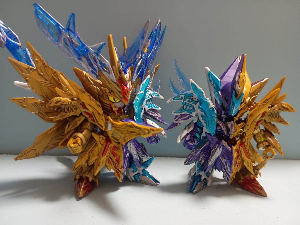 余剰パーツで構成される【でがらしフォーミュラファイナルドラゴン】と⁠(⁠´⁠ε⁠｀⁠ ⁠)まだ改善点はありますが自分なりに満足な出来になりました(⁠ ⁠╹⁠▽⁠╹⁠ ⁠)ドミナントスペリオルはどうしよう⋯