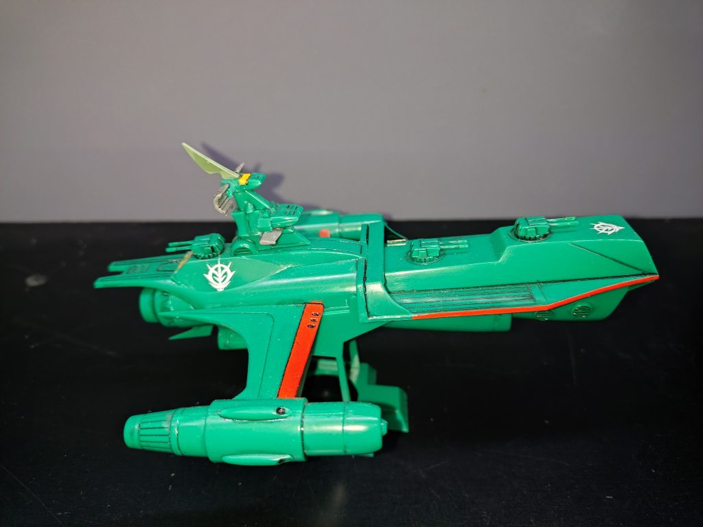 ジオン軍ナスカ級軽巡洋艦モーリシャス–2枚目/制作者:茅薙計都(@keito_kayanagi)