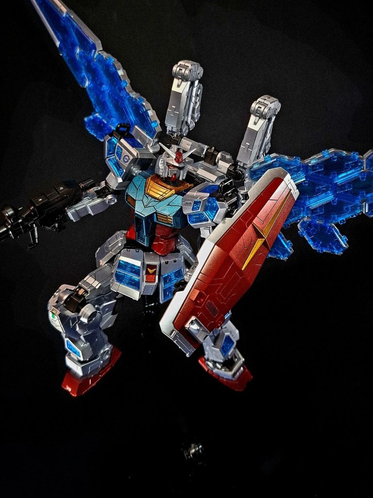 HG eガンダム(グラスフェザー装備)–5枚目/制作者:鈴木 克海