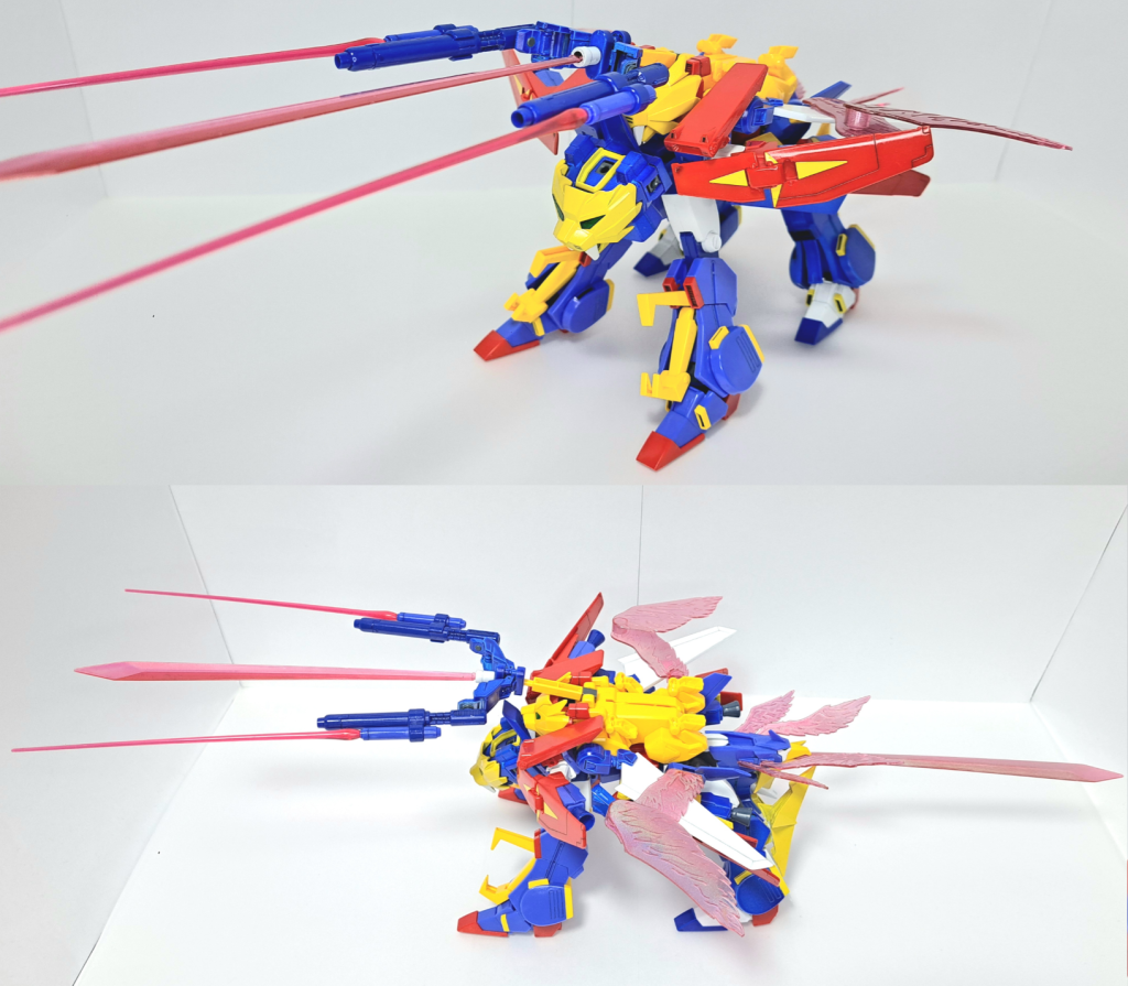 トライゼータトライオン上部にリクトライオンZが合体することで、全機能が向上し三又状に前方へビーム刃を展開可能となる。