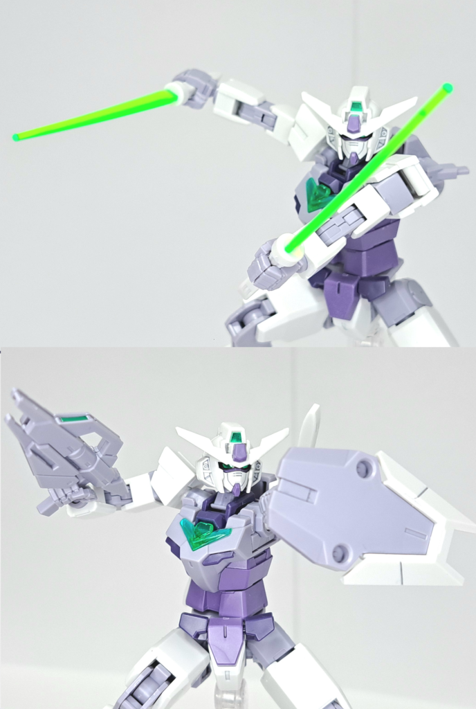 コアガンダム(G-3カラー)GBNのサービス開始当初から使用していたカラーパターン。宇宙戦闘を考慮したカラーリングで、配色はライトグレーを基調とするG-3ガンダムに準じている。