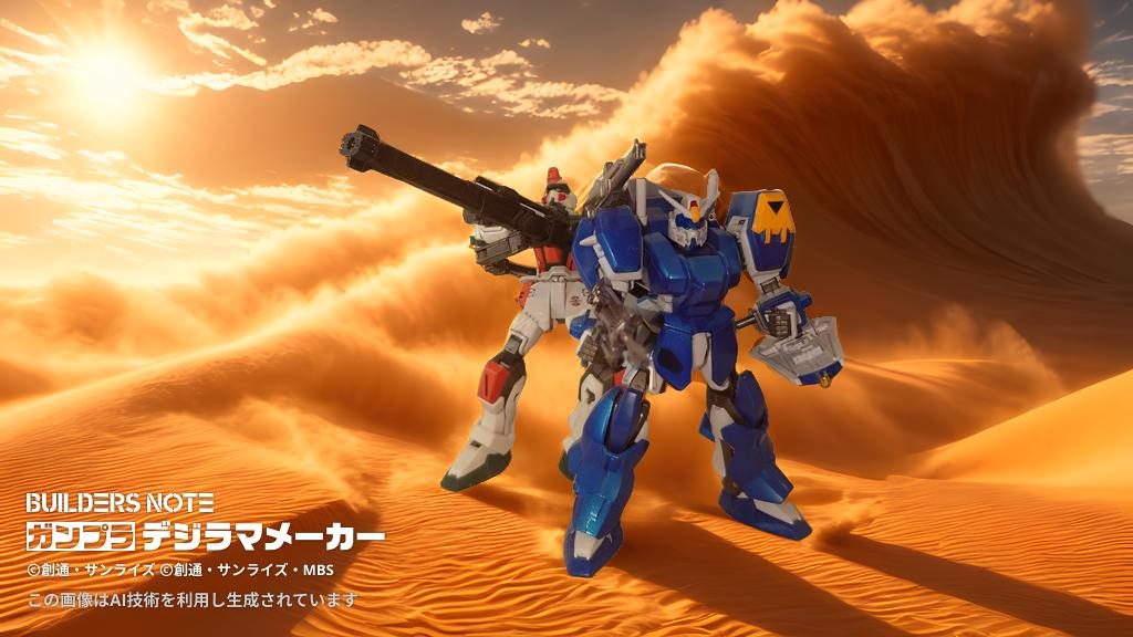 砂嵐が凄いですね　やはりこちらですよね　デュエルブリッツやライトニングバスターもいずれ組みたいですね