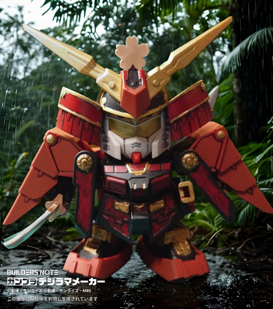 森の中で武者ガンダムと遭遇した①戦う②声をかける③仲間に誘う④逃げる