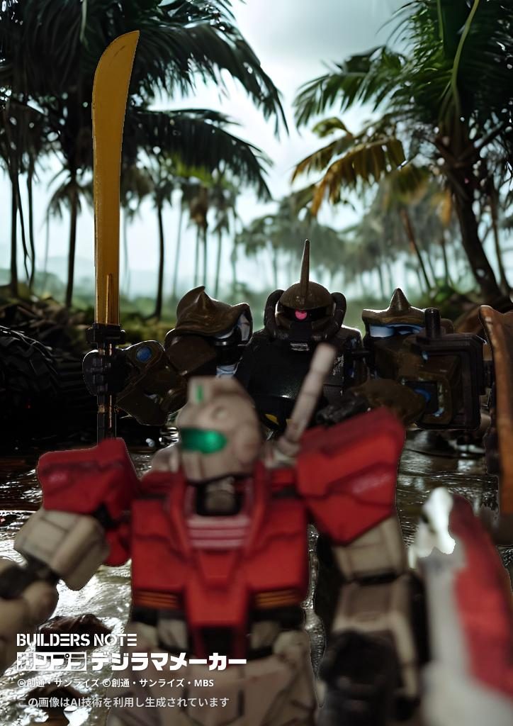 ジム「まったく大尉は口うるさいよな 正規教育を受けたボクに嫉妬してるのかね やだね、野戦任官の叩き上げは…」 背後に忍び寄るグフ… 突如鳴り響く銃撃音 背後からパイロットシートを撃ち抜かれたジムは爆散した!