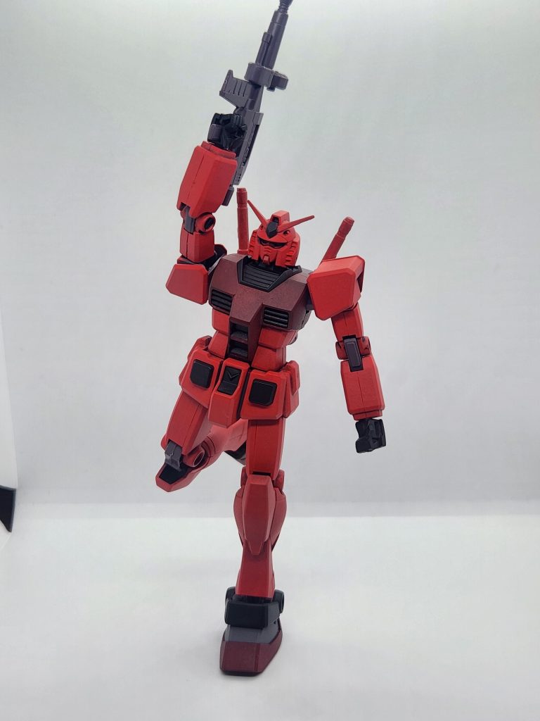 組み立て体験会キットで赤いガンダム–2枚目/制作者：@subaru130614