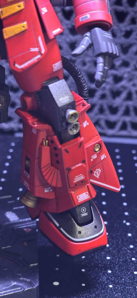 足のディテールも増し増しにしました、個人的には一番のお気に入りです!