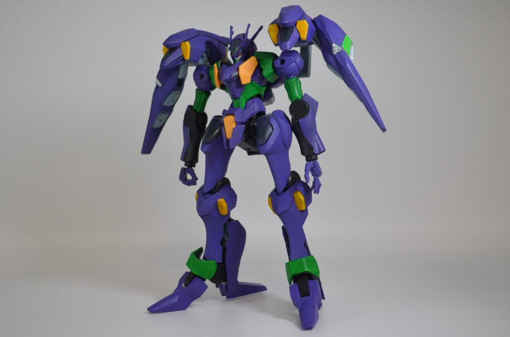 HG1/144ガンダムファラクト エヴァ初号機ぽいカラー–3枚目/制作者：s-shinta