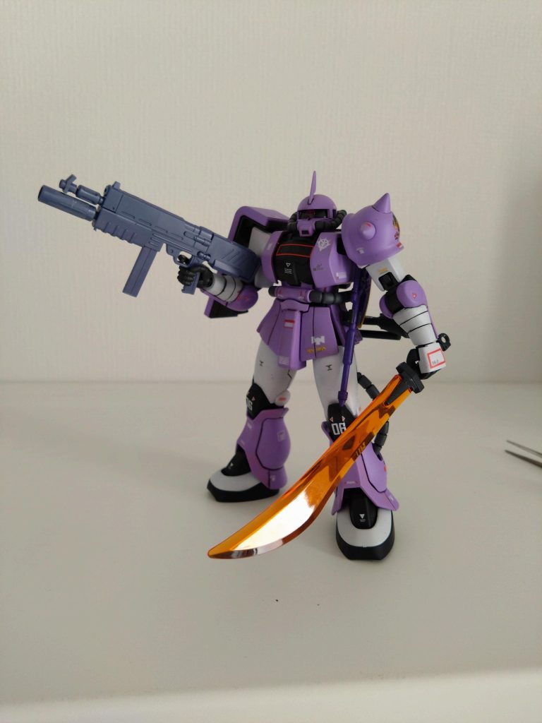 ゲームの武装にするにはザク改のマシンガンが必要になるから悩みどころ