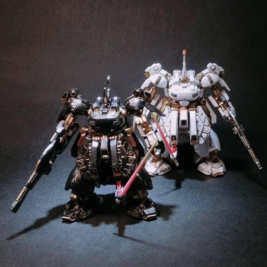 12.    【ウラバナシ】みなさんガッツリカッコイイTHE-Oをつくっていらっしゃるので、ワタシはいつものケモノミチで色変遊びをば