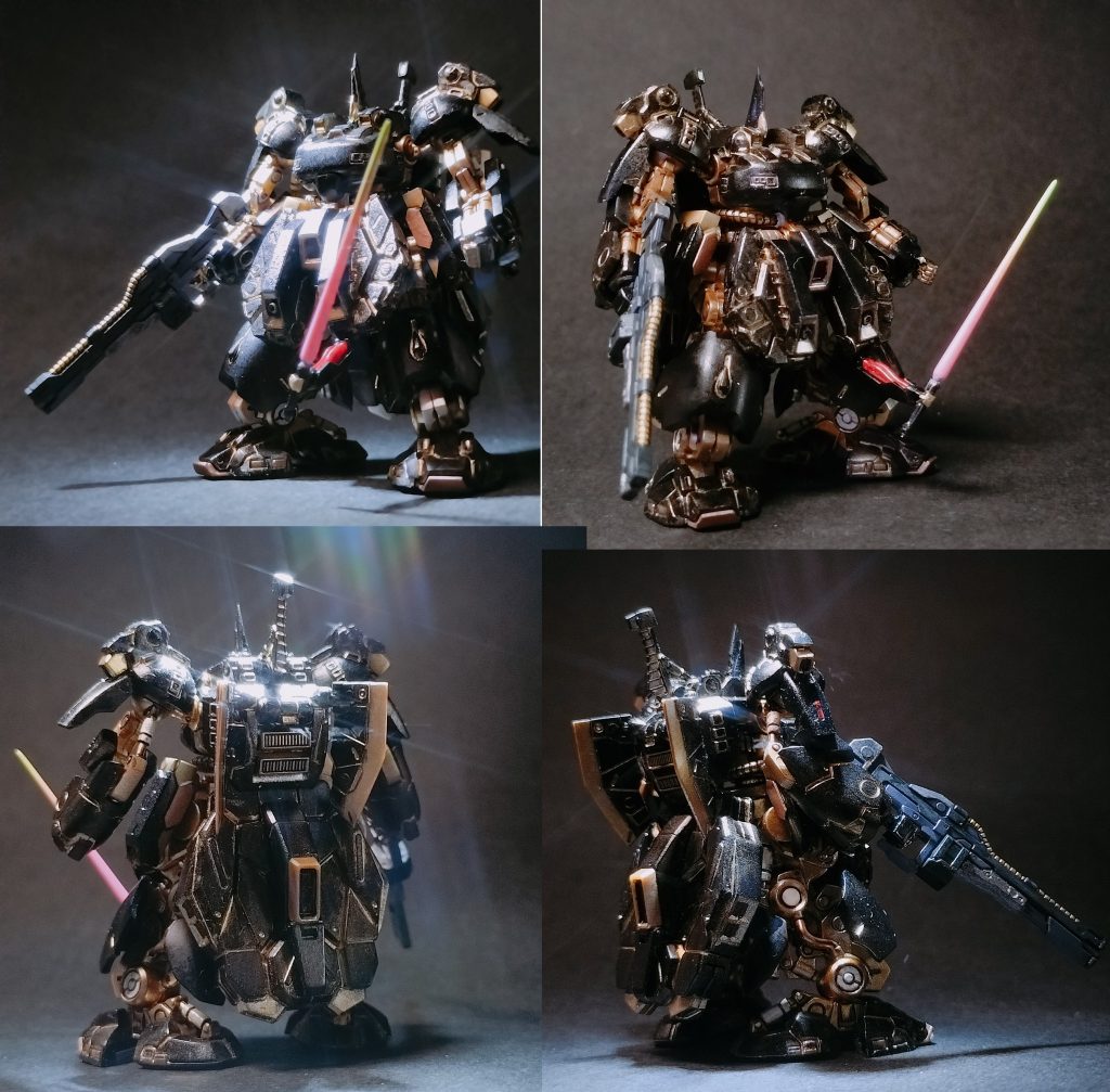 13.    PH-5はほんとに改造しないでそのまま作ればいいんじゃん？という素体の出来でしたので、色変に。あと、ダブルゼータもTHE-Oも特別好きな機体でもないので、自由気ままに遊んじゃえー、っていう今回。