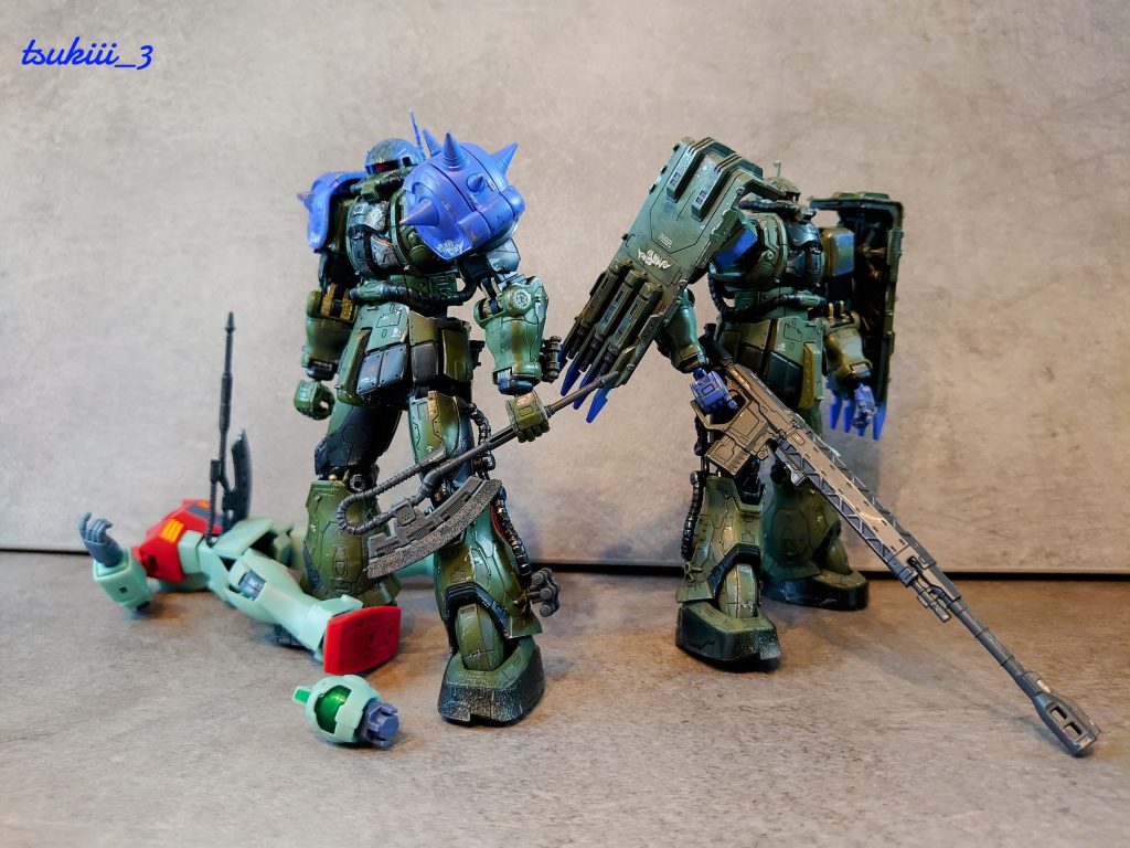 相棒とスリーショット。