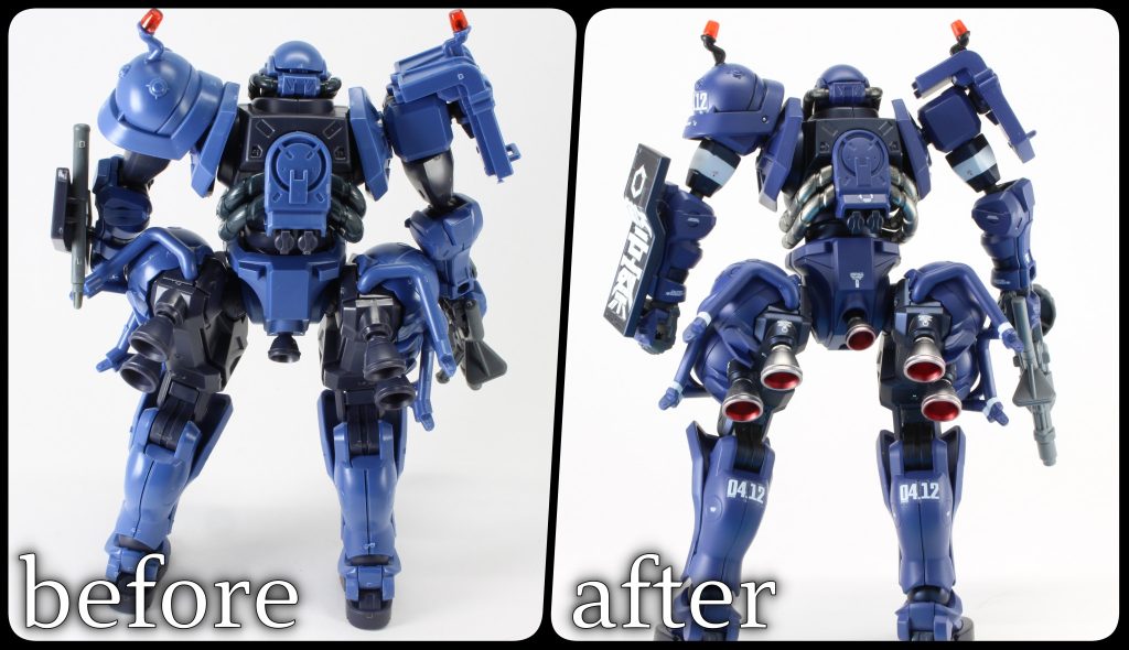 HG軍警ザク–4枚目/制作者：主夫プラ工房