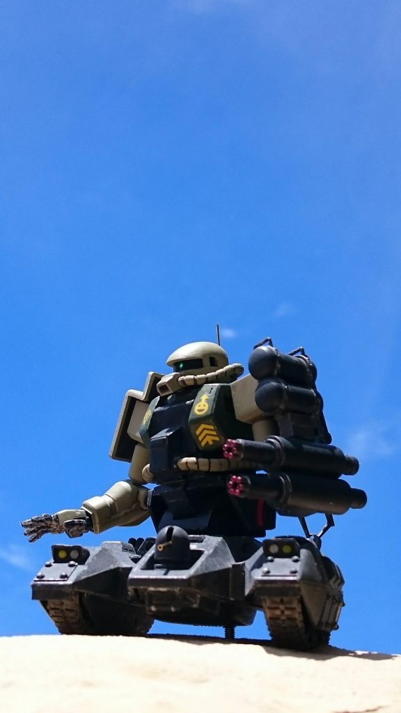 戦場にて、蒼空を射撃の白煙に染めるべく。