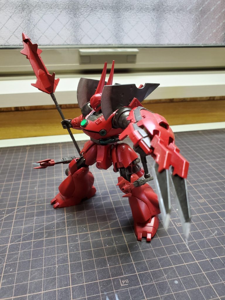 元はジャンクコーナーから拾ってきたサンドロックさんの盾ですね…宇宙の心は(略