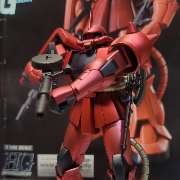 赤いつや消しメタリックの3倍速!なヤツ