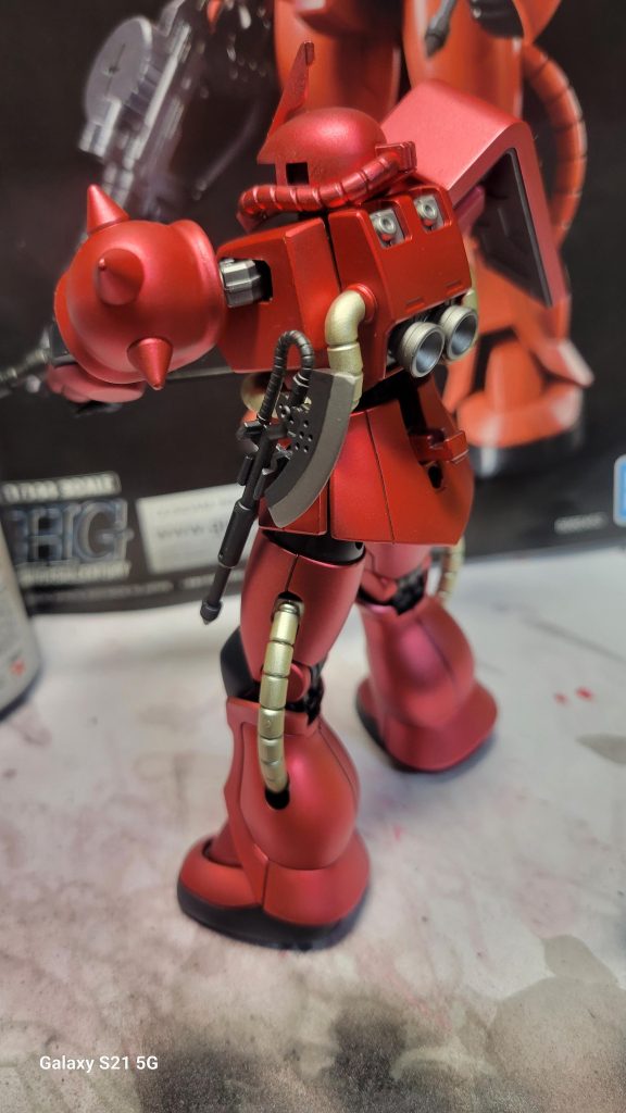 脇のしたにマサカリをセッーートッ！