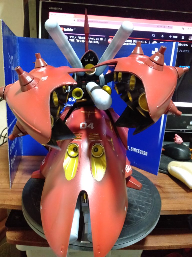 可動できるように改造してますので、”高速戦闘型”への変形❔も可能です。