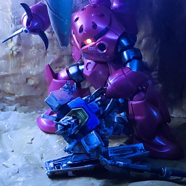 題:【ジャイアン！もうやめて】MSM-07 シャア専用ズゴック ジオラマ